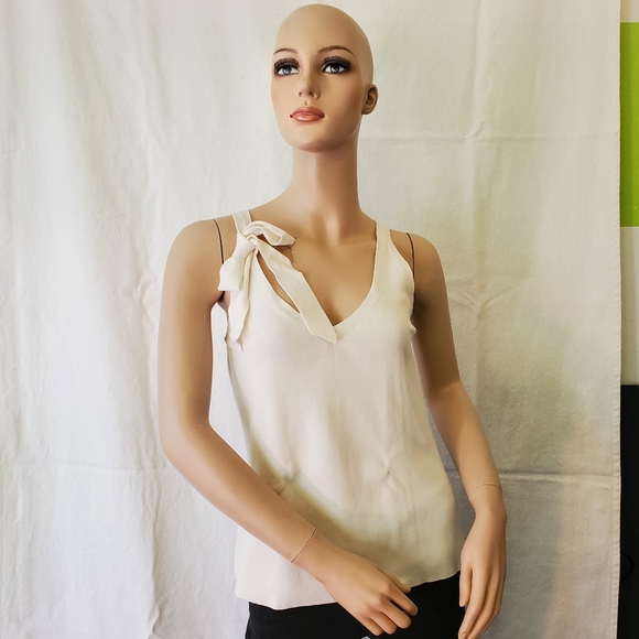 Dressy Tank with Bow Detail - Picture 1 of 11